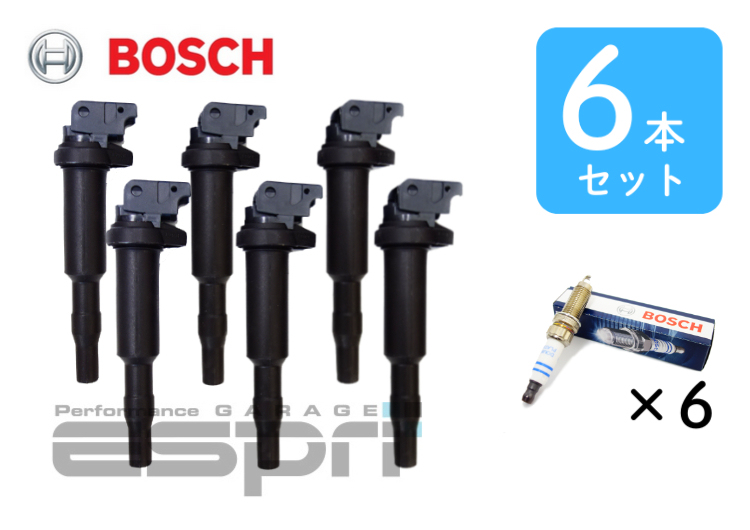スパークプラグ＋イグニッションコイル6本セット N52 N52Nエンジン ZR5TPP33