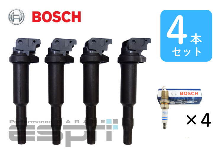 スパークプラグ＋イグニッションコイル4本セット ZR5TPP330