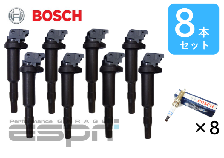 スパークプラグ＋イグニッションコイル8本セット ZR5TPP330