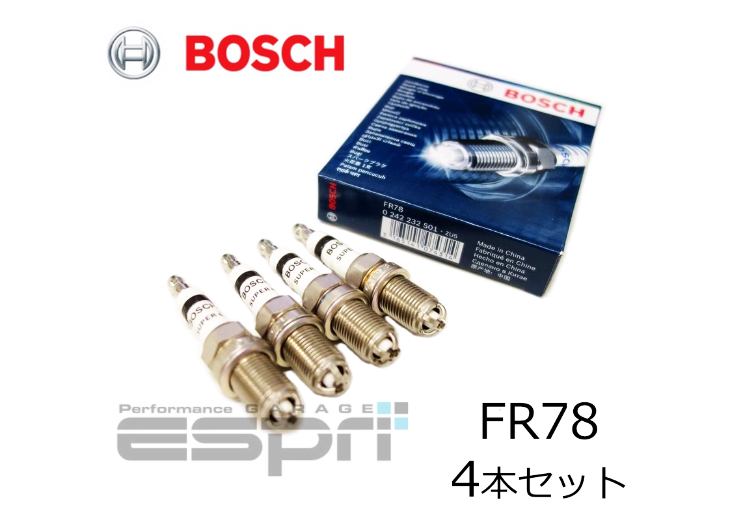 【クリックポスト】スパークプラグ 4本セット FR78 SUPER4