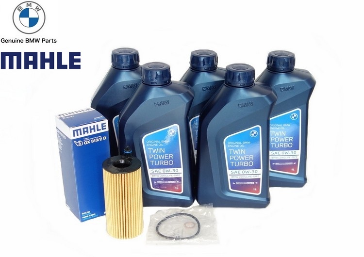 B47エンジン用 オイルフィルター＋純正エンジンオイル5本セット 0W-30 LL19FE ディーゼル車 ロングライフ 純正品