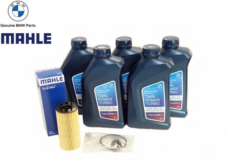 B47エンジン用 オイルフィルター＋純正エンジンオイル5本セット 0W-30 LL19FE ディーゼル車 ロングライフ 純正品