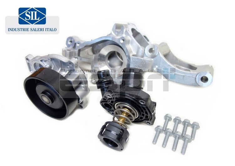 F45 F46 F48 F39 MINI F56系 サーモスタット ウォーターポンプ キャリアAssy