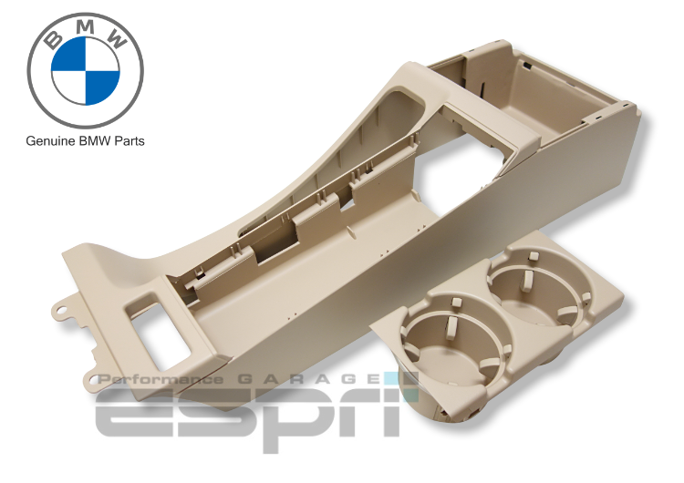 E46 右ハンドル用 センターコンソール ドリンクホルダー セット ベージュ 純正廃番品