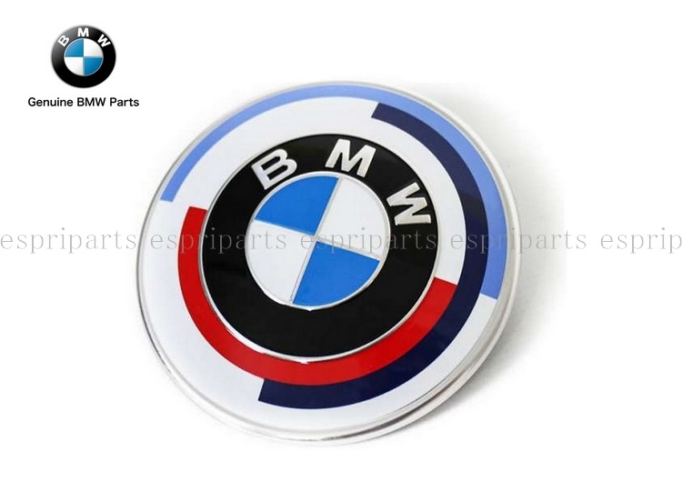 【クリックポスト】BMW 純正 M社 50周年記念 限定 クラシックエンブレム F系流用可