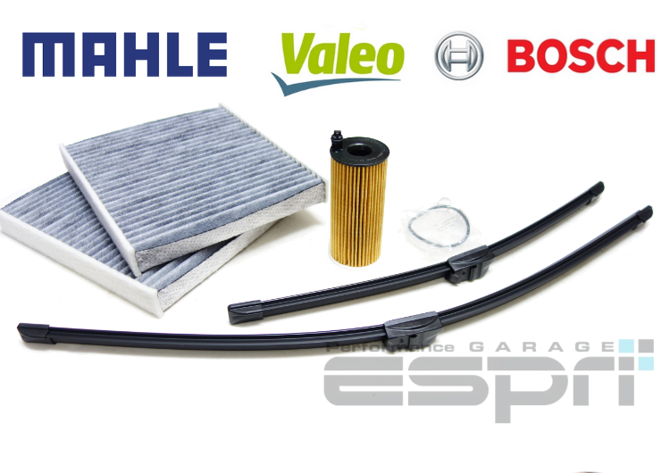 BMW F10 F11 523i 528i 535i N52 N53 N55 直6用 オイルエレメント＋ エアコンフィルター ＋ ワイパーブレード 3点セット